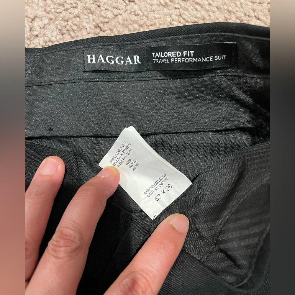 JM HAGGAR Travel Performance Slim Fit Tailored Suit Separates - Picture 9 of 13